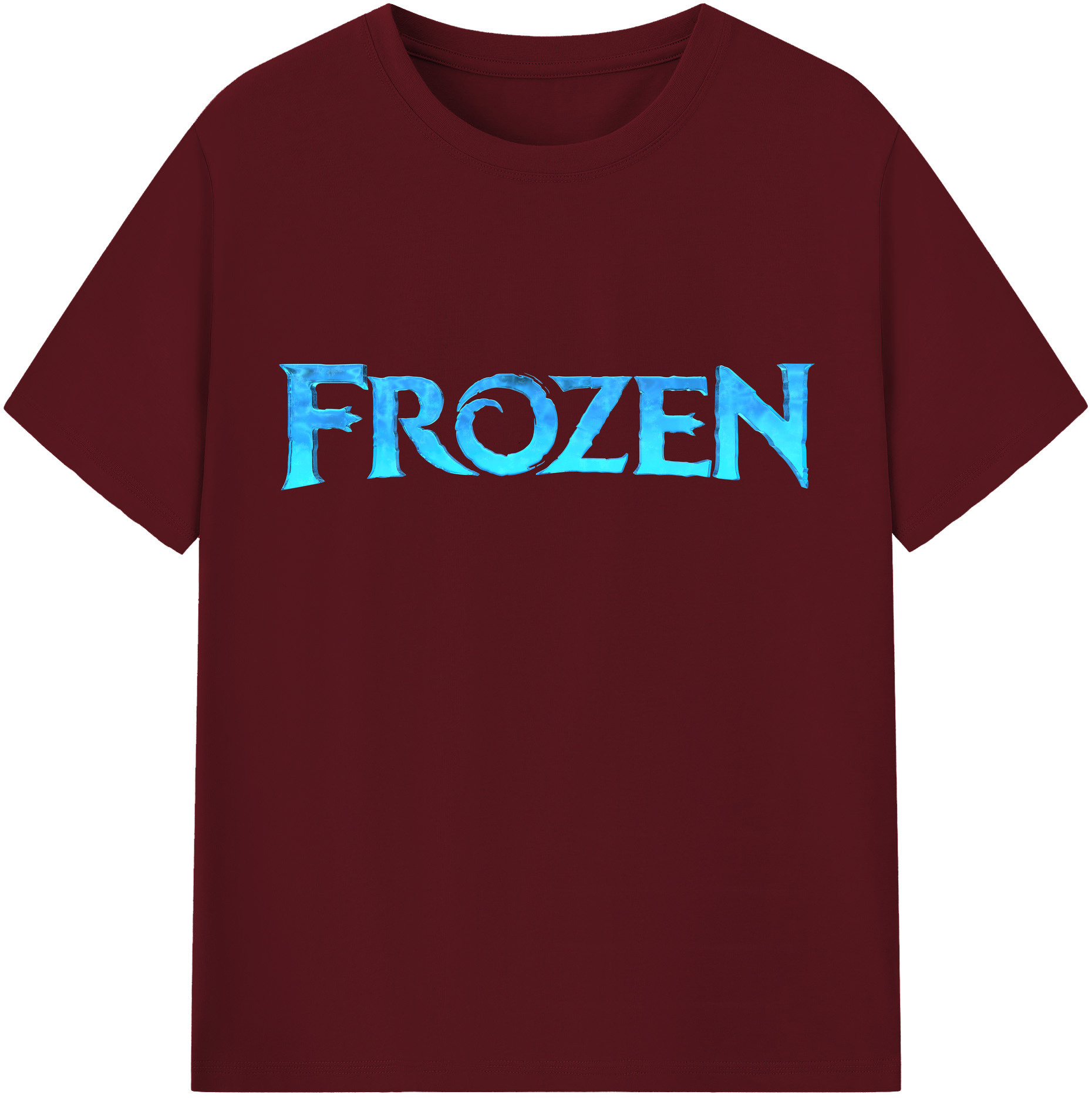 （画像用） アナと雪の女王 アンナ エルサ Frozen Anna Elsa 綿100％半袖Tシャツ（フロントプリント）